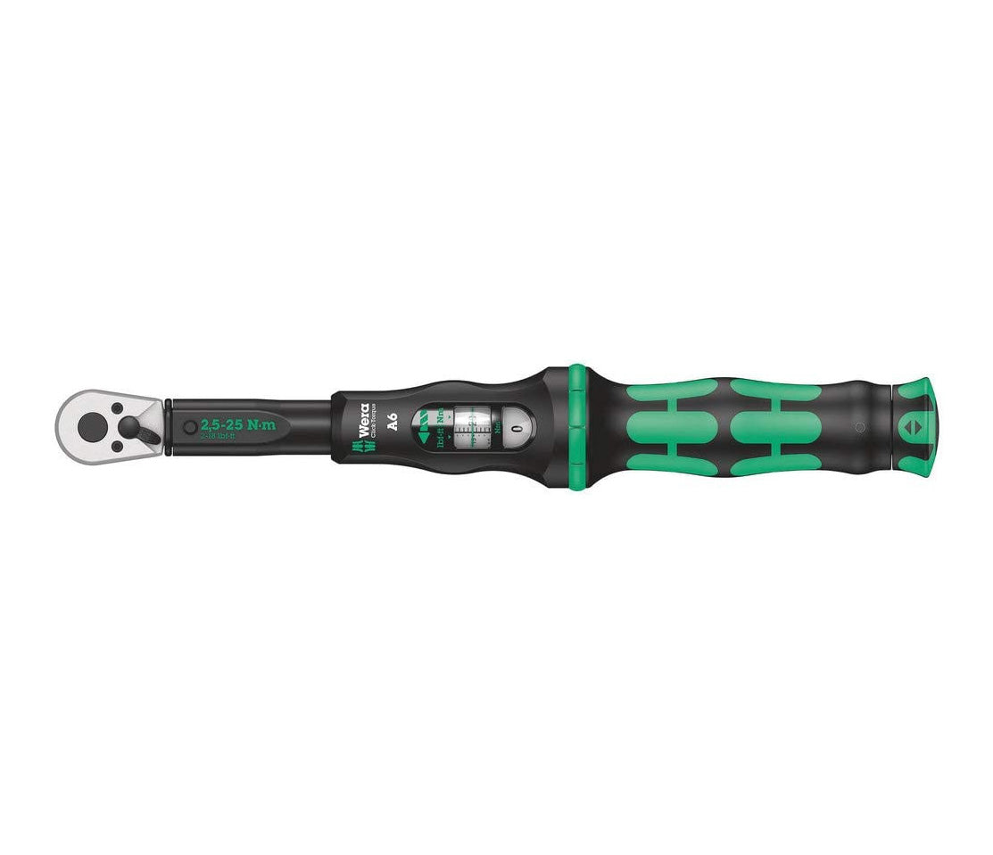 Momentsleutel met omkeerbare ratel 2,5-25Nm Wera Click-Torque A 6 ref.075605