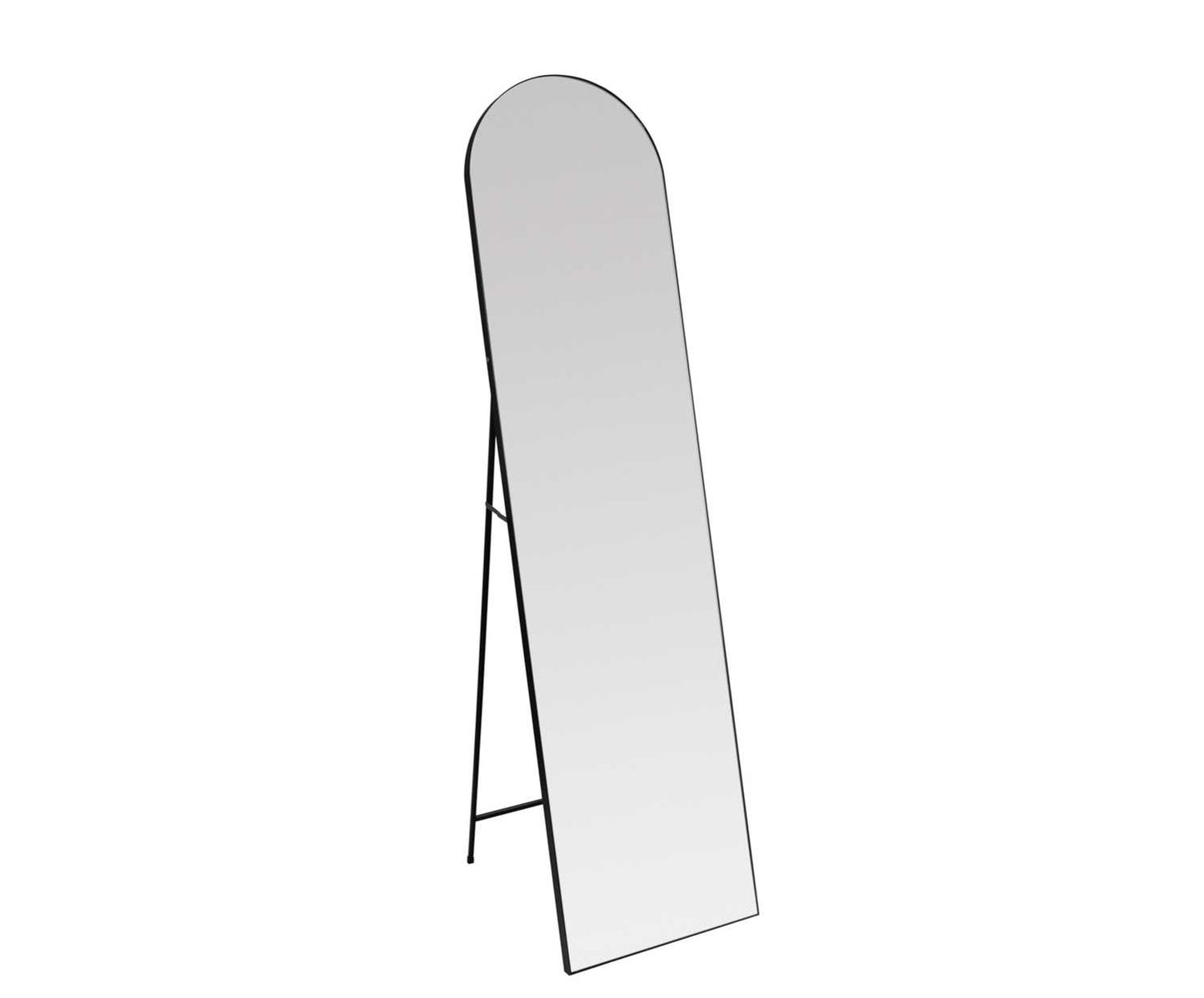 Staande spiegel zwart aluminium 40x160cm Andrea House