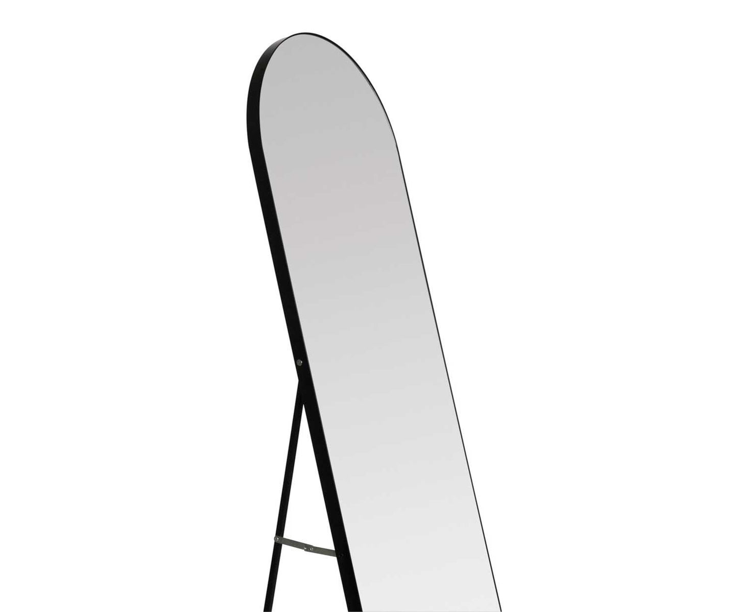 Staande spiegel zwart aluminium 40x160cm Andrea House