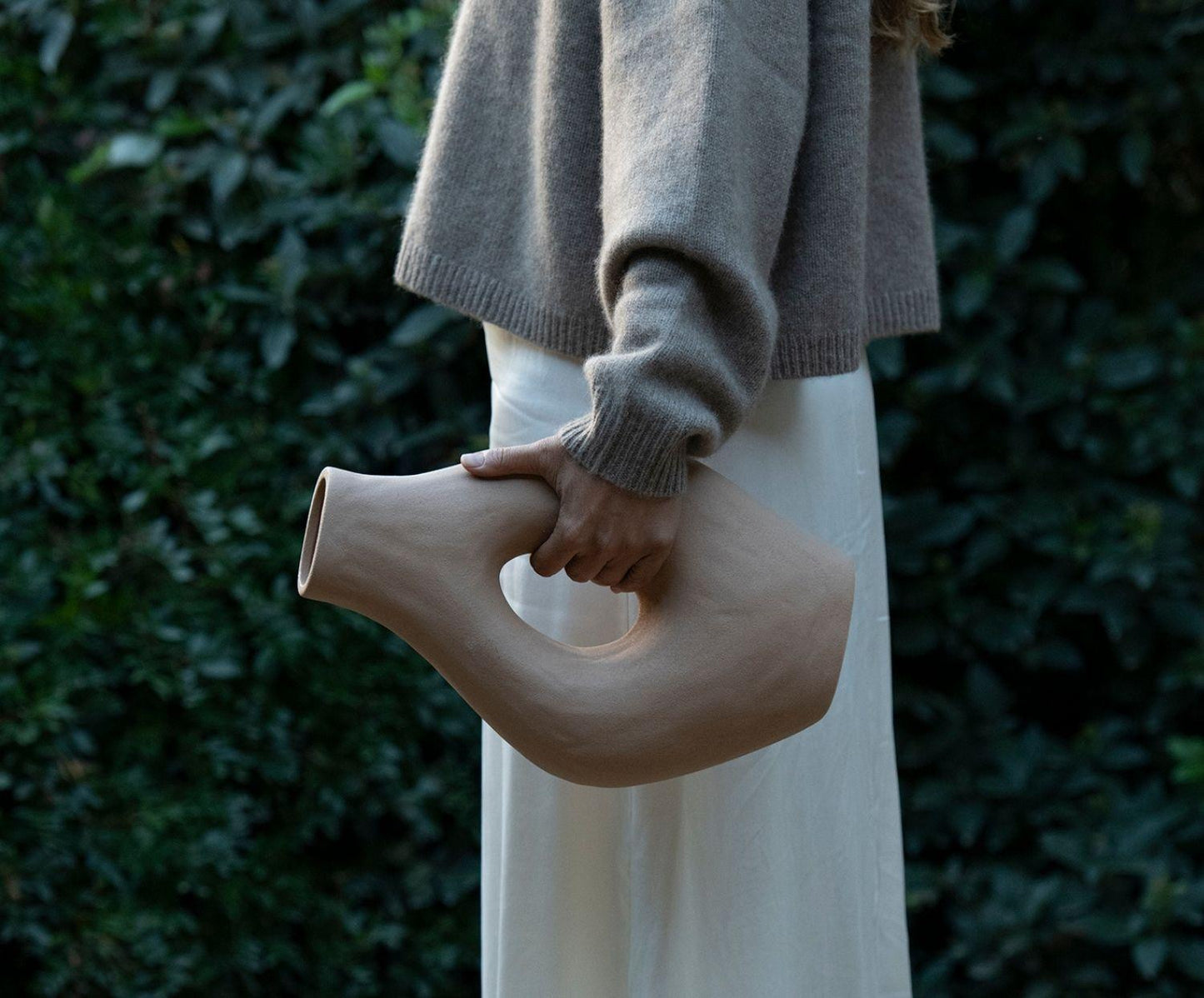 Jarrón de cerámica terracota Duala Andrea House