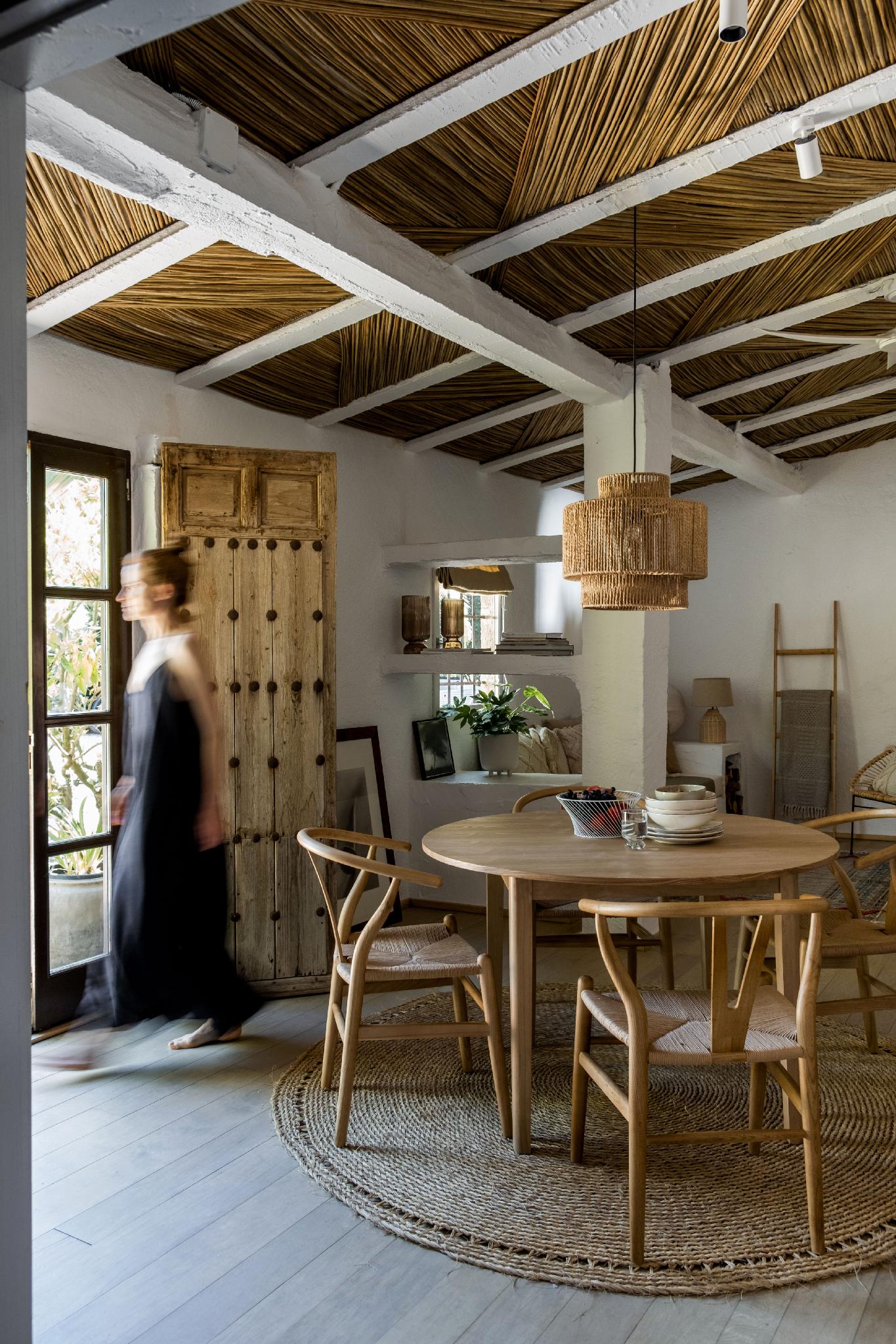 Decoratieve bamboe trap 43×4×170cm Andrea House