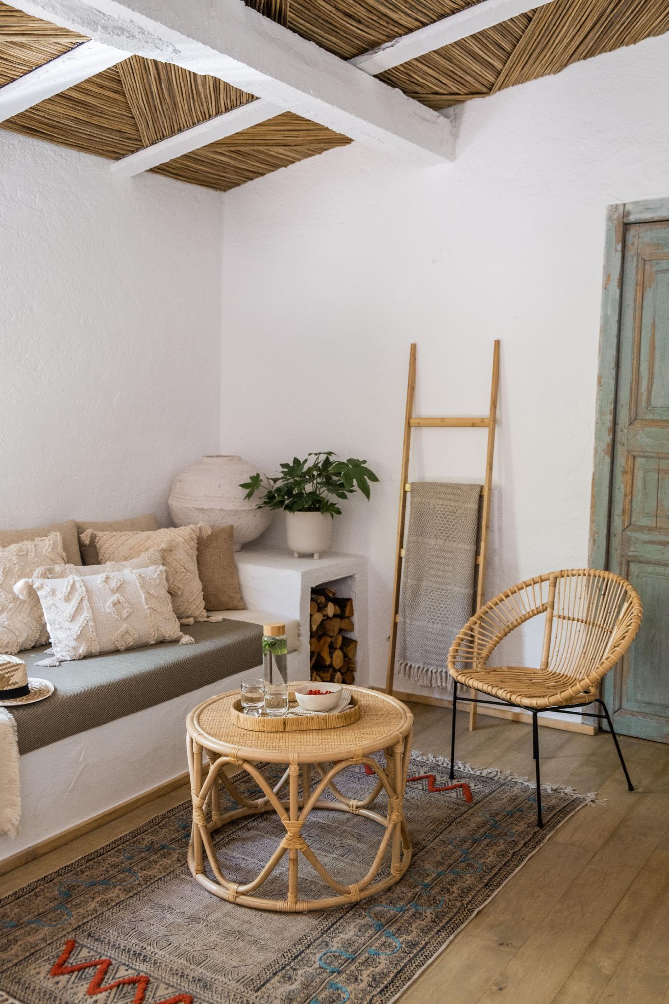 Decoratieve bamboe trap 43×4×170cm Andrea House