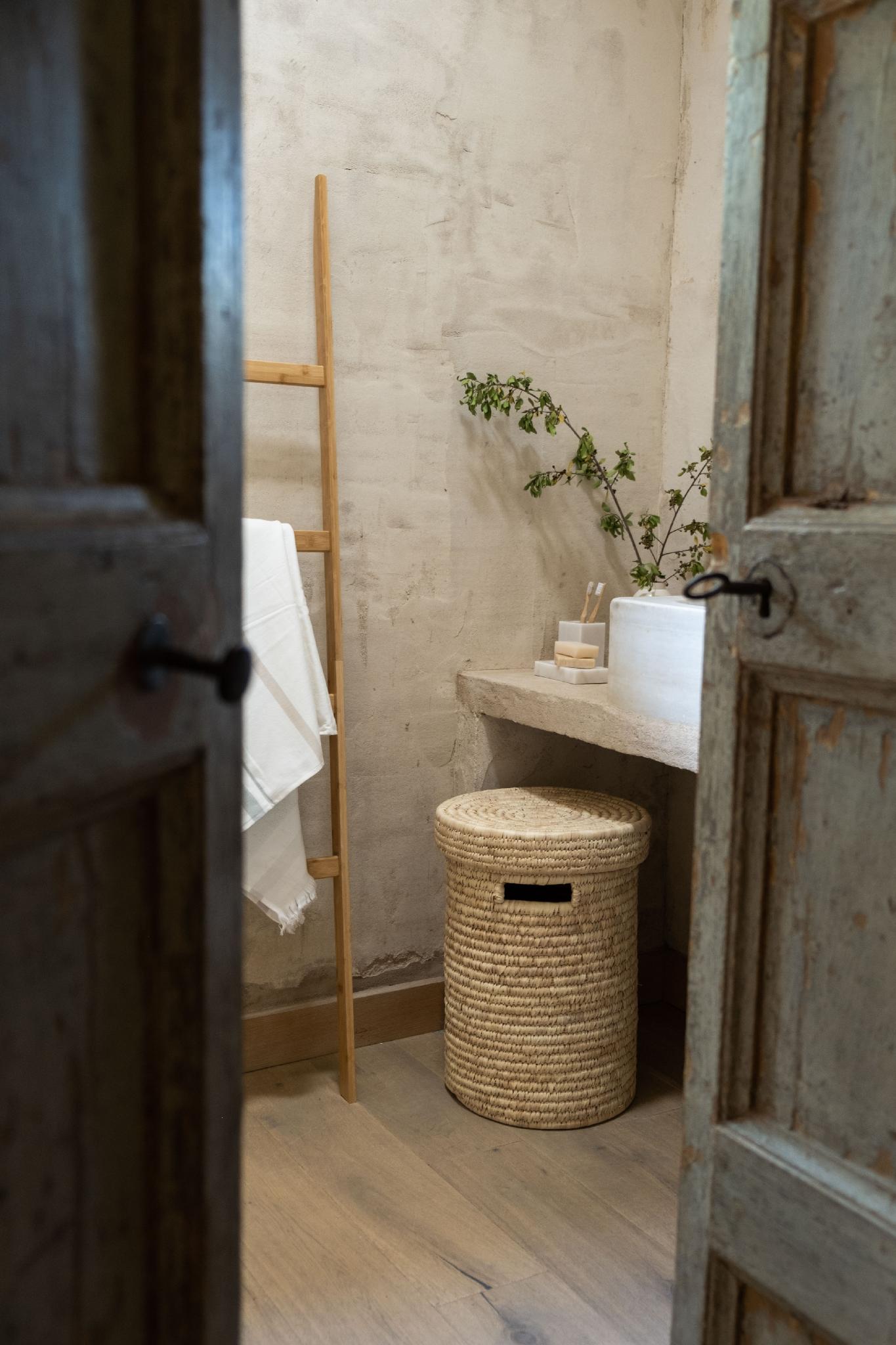 Decoratieve bamboe trap 43×4×170cm Andrea House