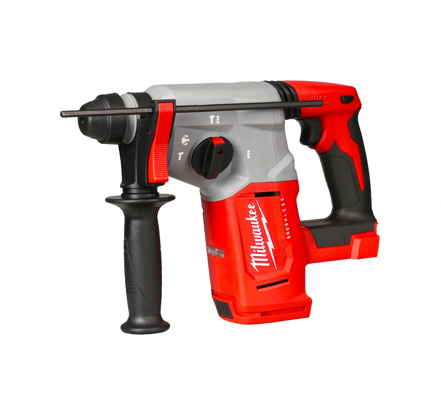 SDS-PLUS 2.3J M18 25mm Combihamer + 2bat 5Ah + Oplader + Koffer Milwaukee M18 BLH-502X