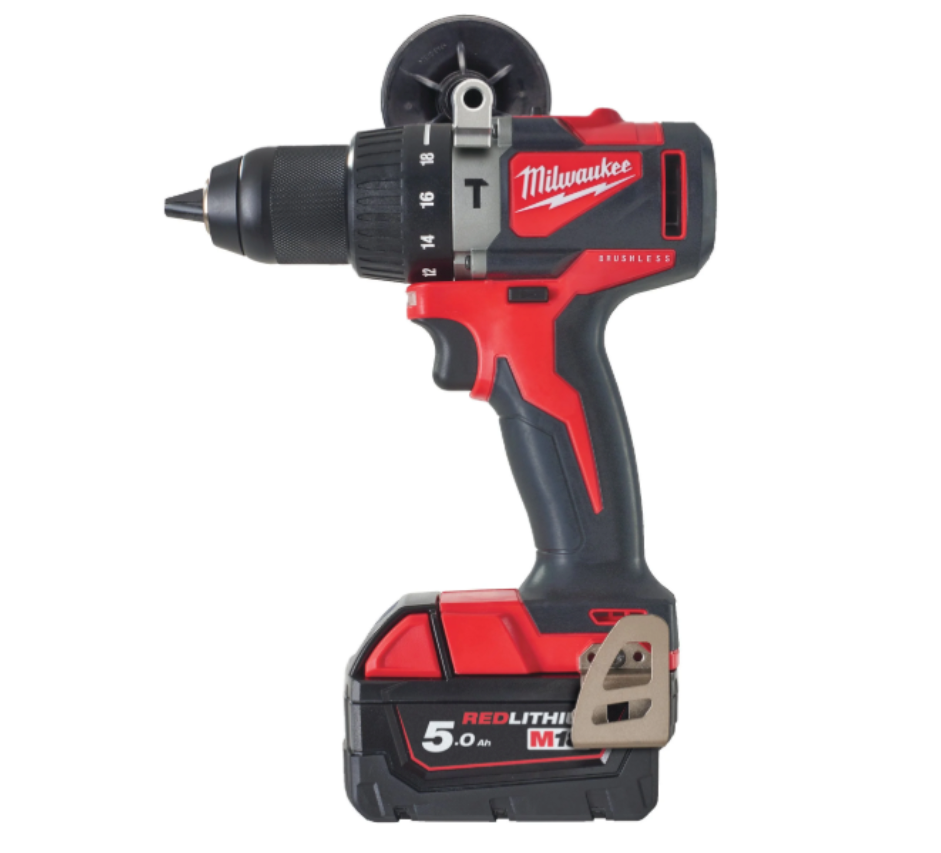 Powerpack 3 gereedschappen + 3 accu’s van 5 Ah + lader + koffers Milwaukee M18 FPP3AG-503X