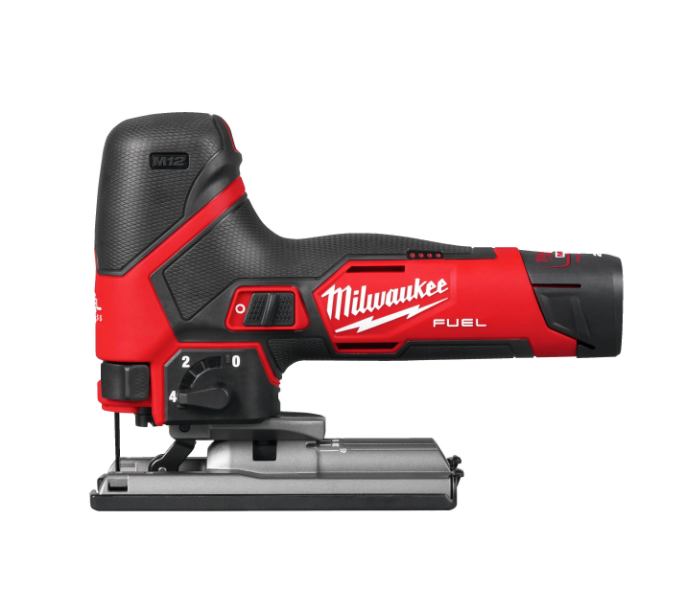 Milwaukee M12 Fuel subcompacte decoupeerzaag + 2Ah-accu + 4Ah-accu + oplader + koffer M12 FJS-422X