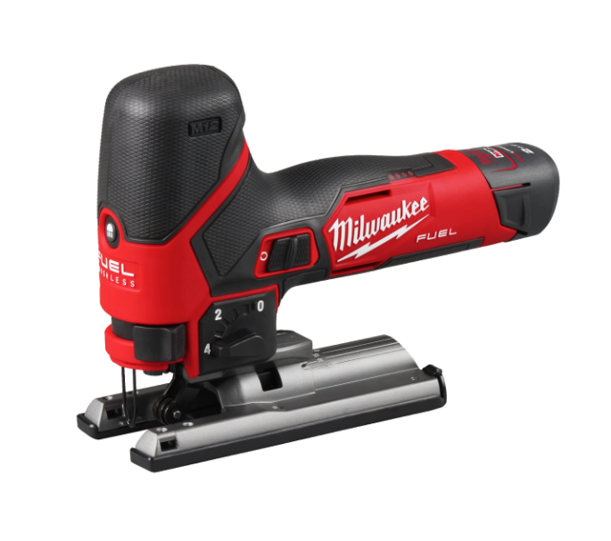Milwaukee M12 Fuel subcompacte decoupeerzaag + 2Ah-accu + 4Ah-accu + oplader + koffer M12 FJS-422X