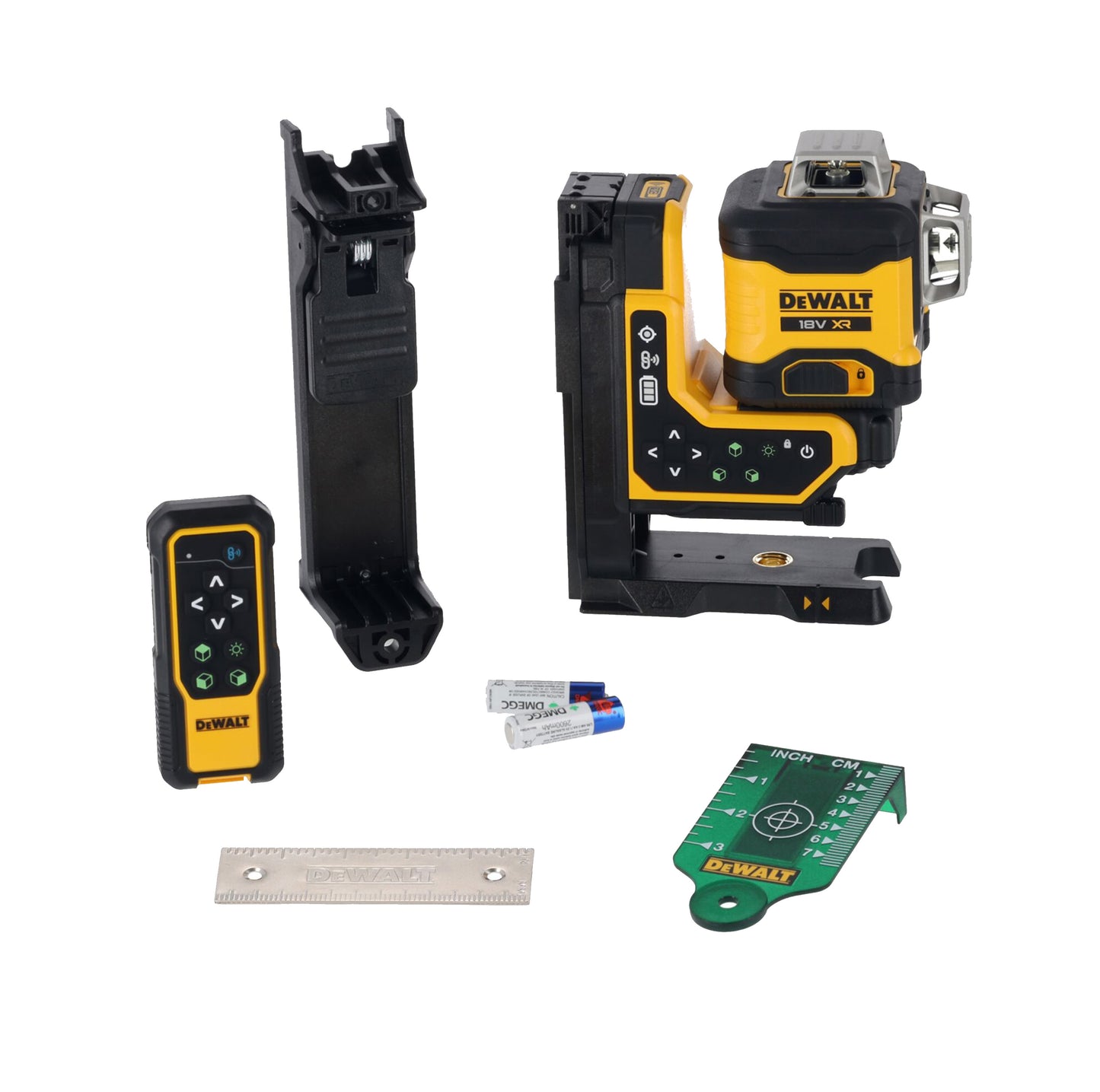 Zelfnivellerende groene laser met afstandsbediening, 3 lijnen, 360º, XR 18V Dewalt DCLE34035B