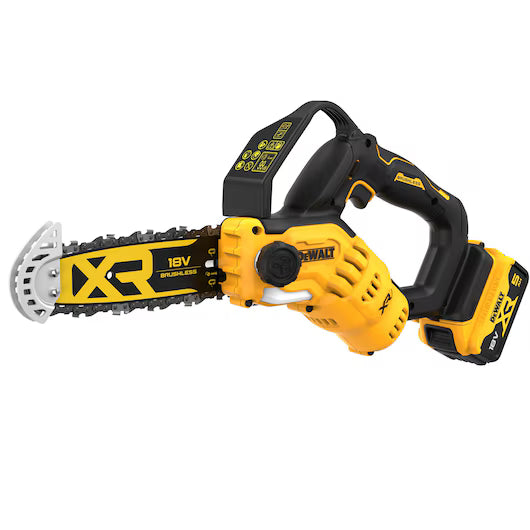 XR 18V-snoeizaag 20 cm + 5 Ah-accu + Dewalt-lader DCMPS520P1