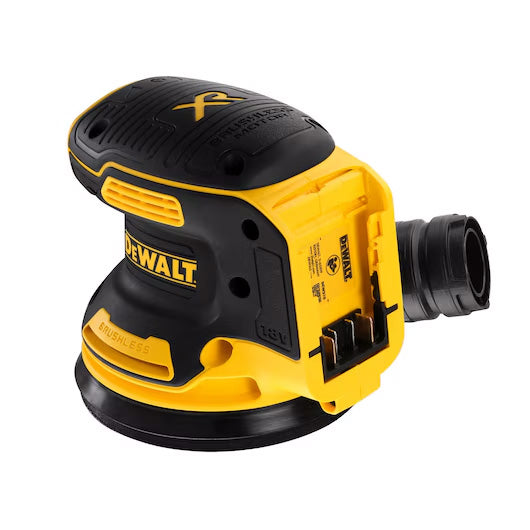 XR 18V ​​Ø125mm brushless Rotorbital sander with Dewalt DCW210NT case