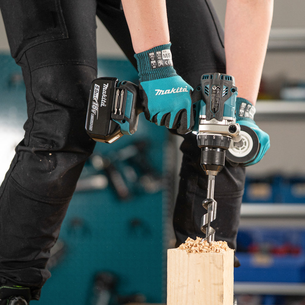 Makita DHP493RTJ 18V LXT combiboor met 2 x 5Ah accu's + lader + draagtas