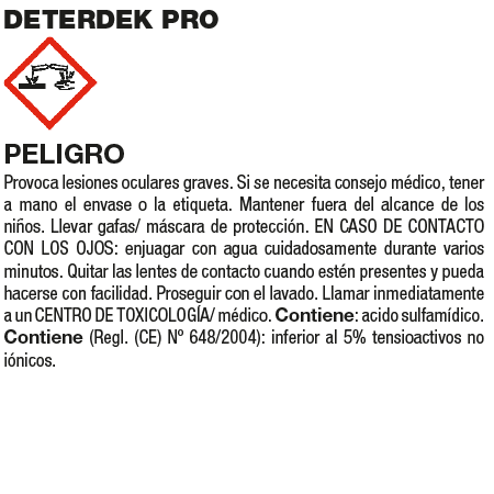 Flesje afwasmiddel Eindschoonmaak van het werk Fila DETERDEK PRO