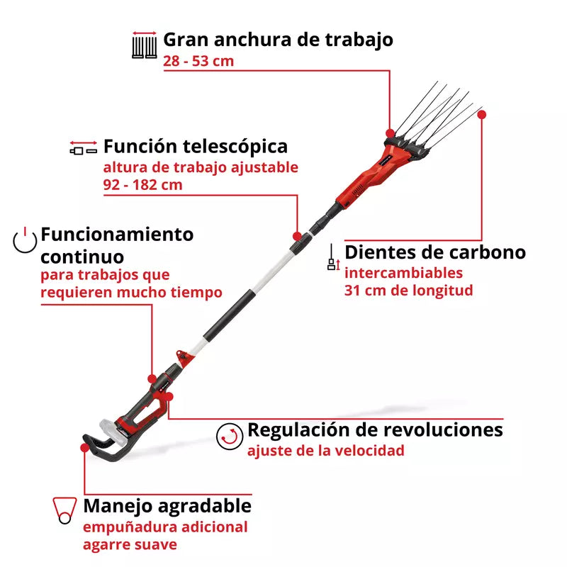 Cosechadora a batería GE-FS 18/53 Li-Solo Einhell