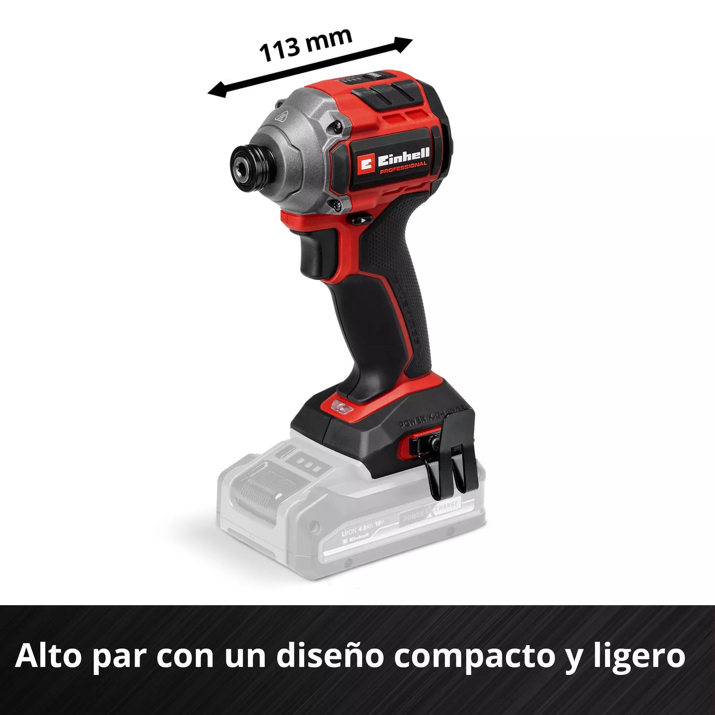 Slagschroevendraaier 250 Nm 18 V TP-CI 18/250-C Li BL - Alleen Einhell