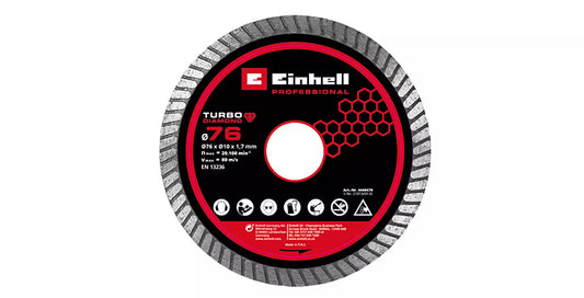 Einhell 76 mm diamantslijpschijf