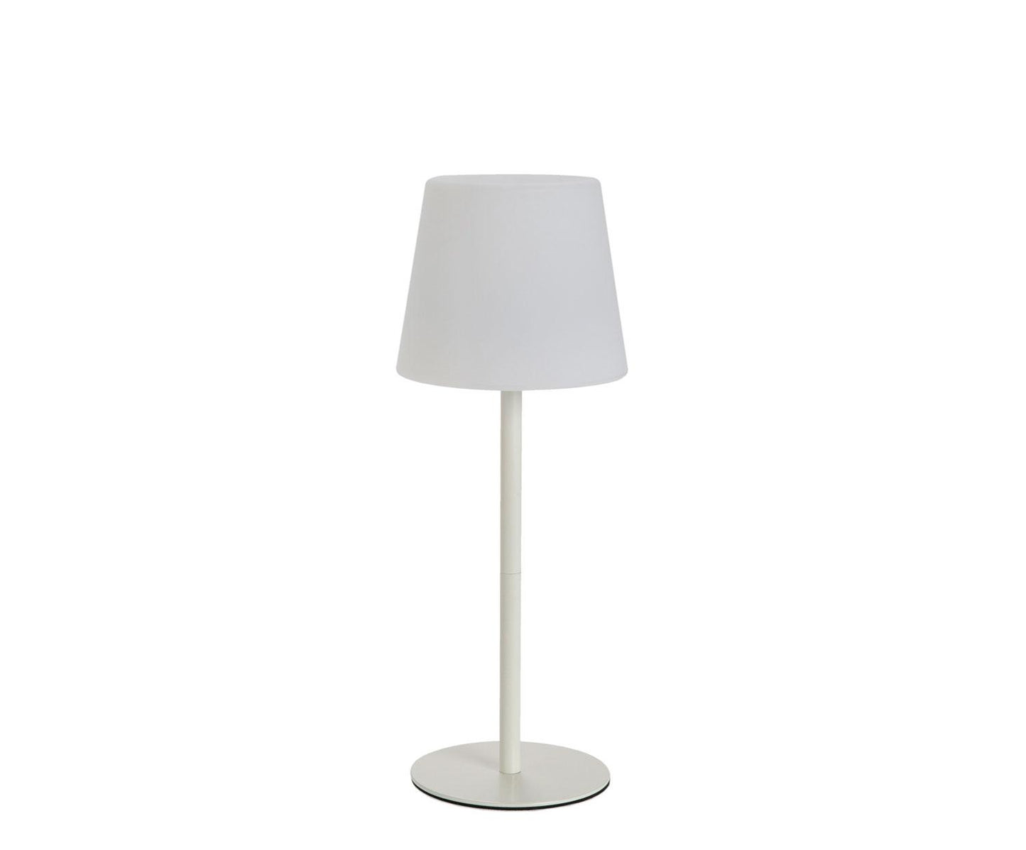 Draadloze ledlamp van wit metaal Andrea House