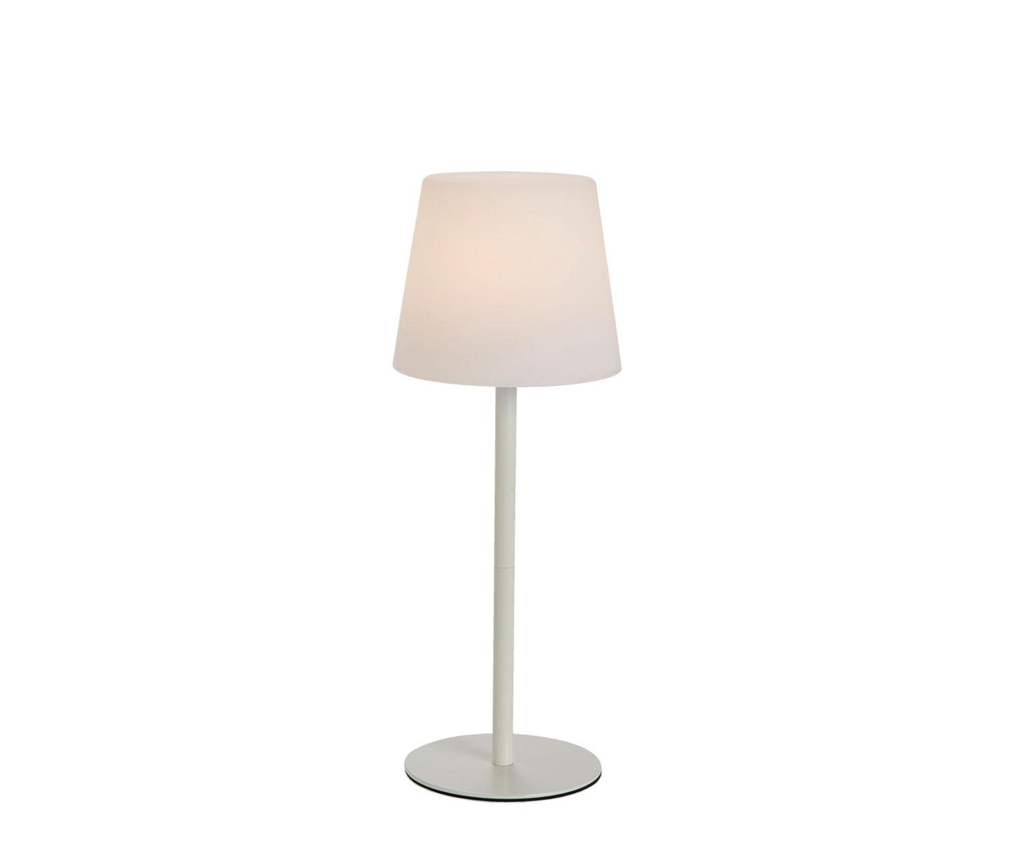 Draadloze ledlamp van wit metaal Andrea House