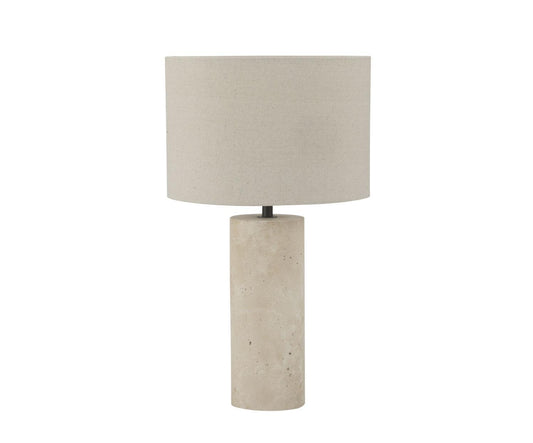 Glow Travertino en Lino lamp Andrea House
