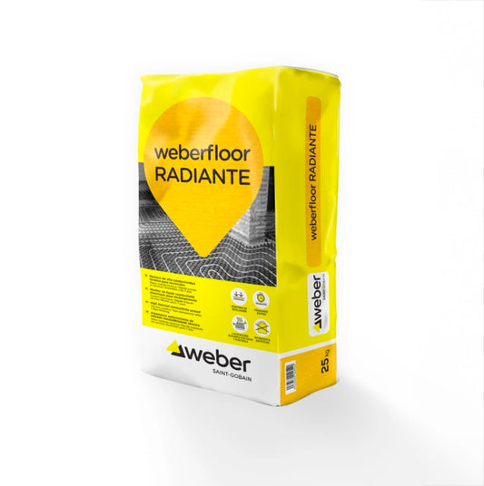 Weberfloor Radiant Rapid zelfnivellerende mortel 25 kg
