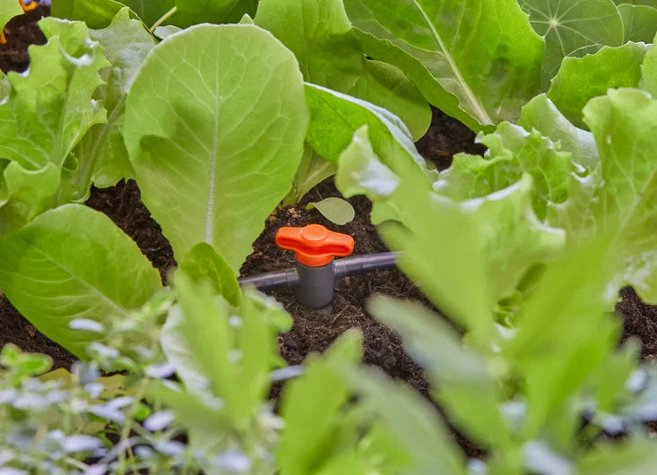 Blisterverpakking met 3 stuks Gardena 13217-16 4,6 mm 3/16" regel- en afsluitklep