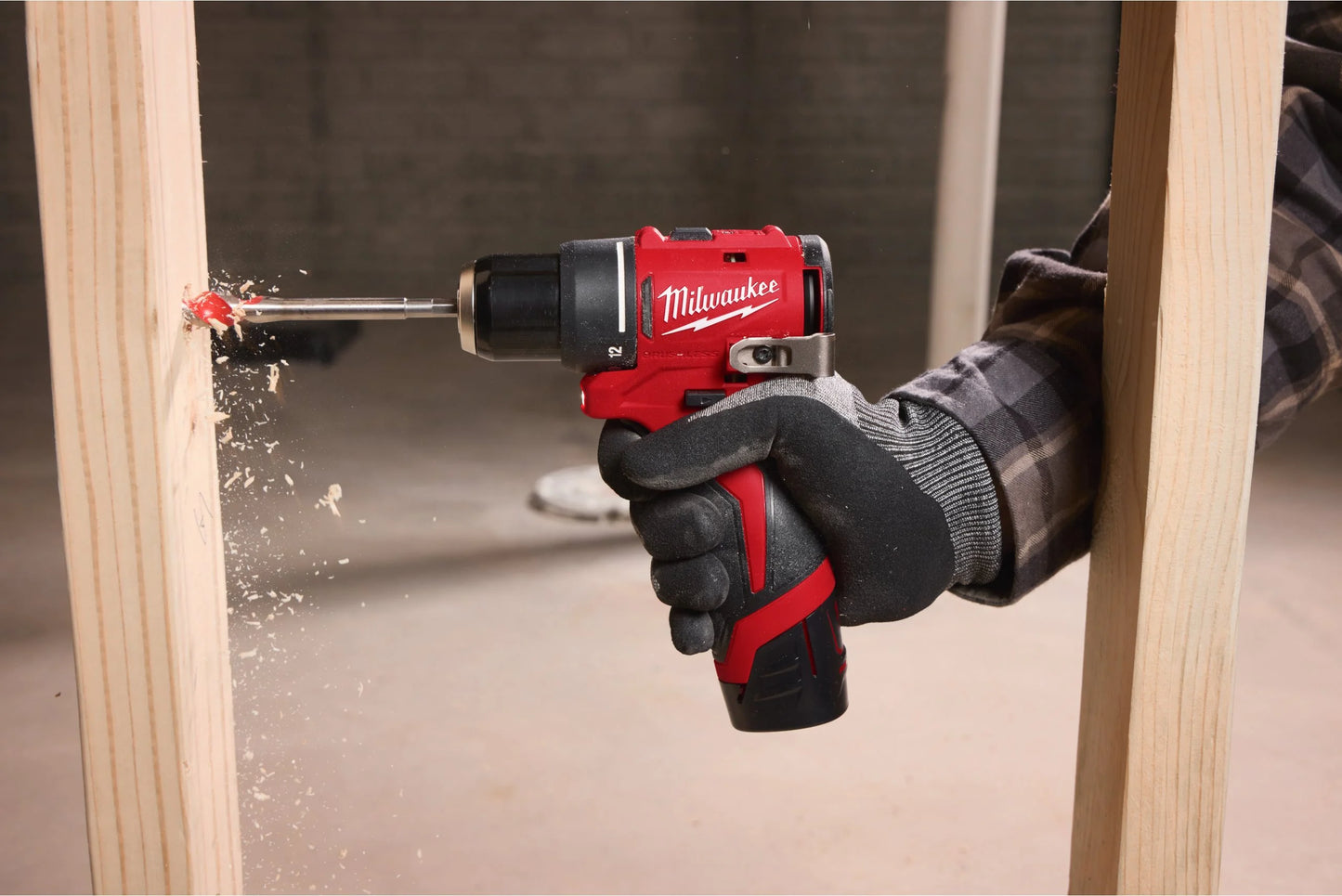Milwaukee M12 BLPDRC-0 compacte hamerboor