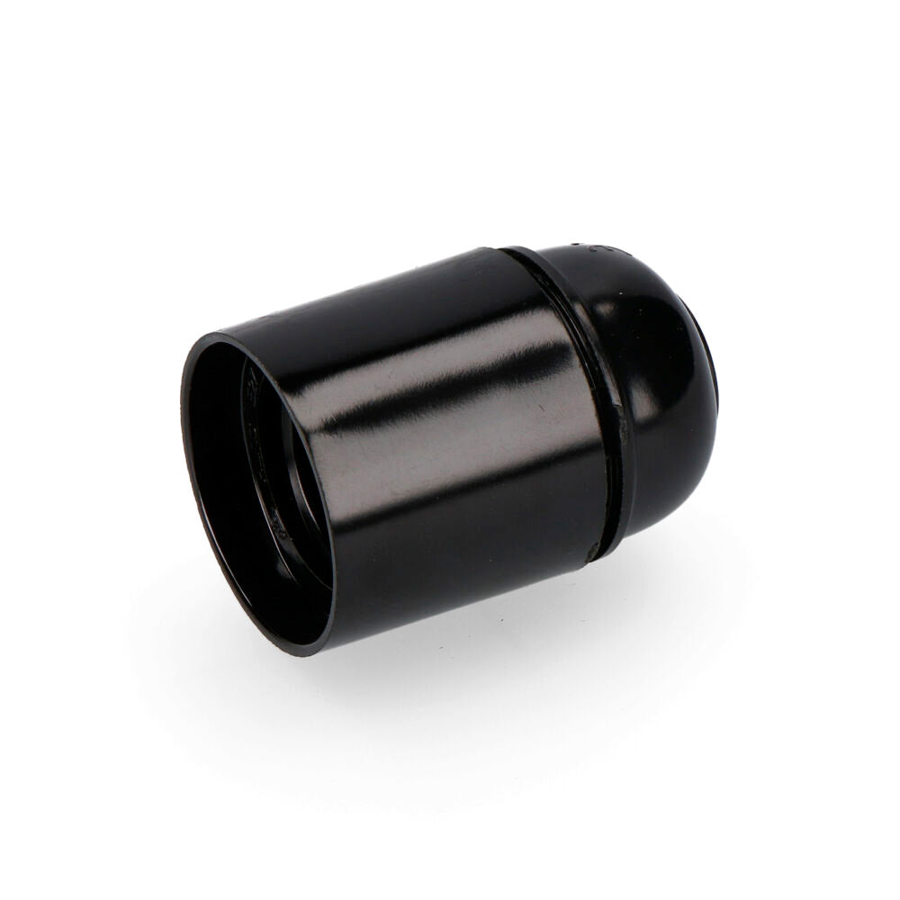 Versterkte bakelieten fitting E27 zwart EDM