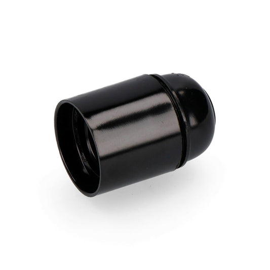 Versterkte bakelieten fitting E27 zwart EDM