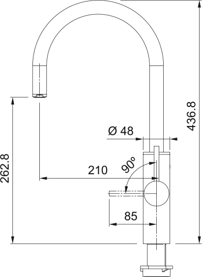 Grifo de cocina multifunción Mythos Water Hub All In One Franke 160.0708.955