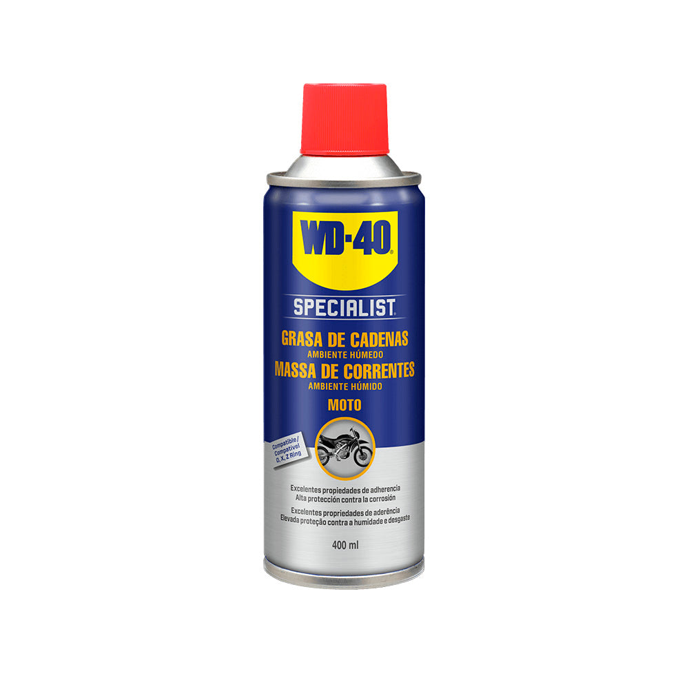 Grasa de Cadenas para Ambiente Húmedo 400ml MOTO WD-40