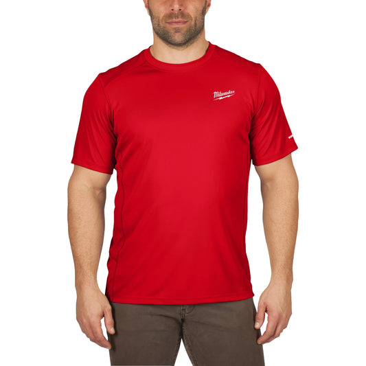 WORKSKIN Milwaukee WW SS RD T-shirt voor gematigd weer