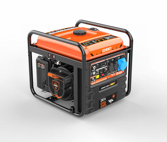 Invertergenerator 7500 W 230 V 459 cc 4-takt CRETA SOL Genergy