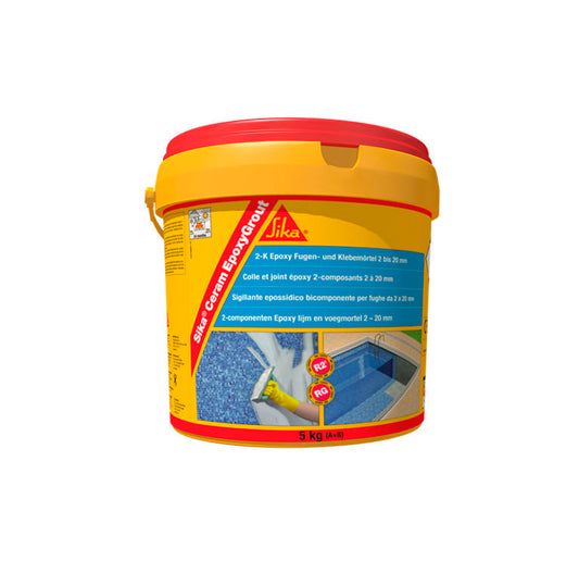 Lechada Epoxy bicomponente para juntas de 2 a 20mm 5kg SikaCeram EpoxyGrout