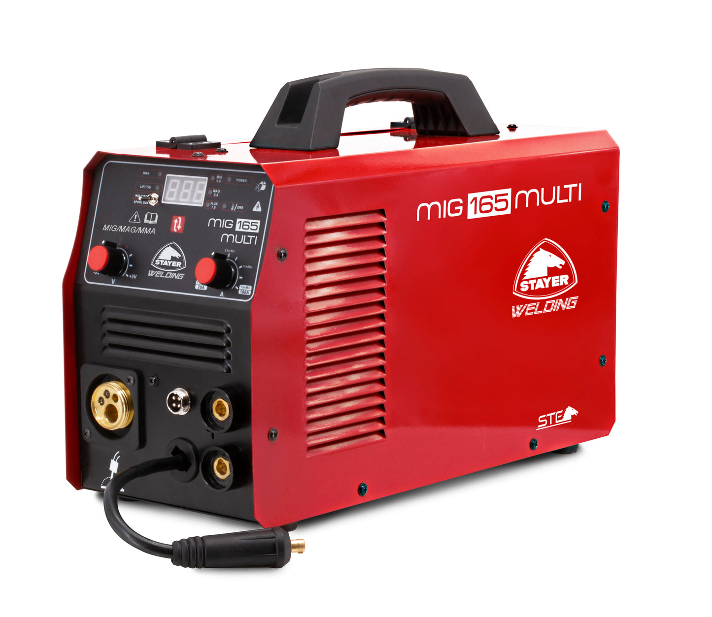 MIG 165 MULTI inverter lasapparaat + Draadspiraal 5kg 0,99mm Stayer