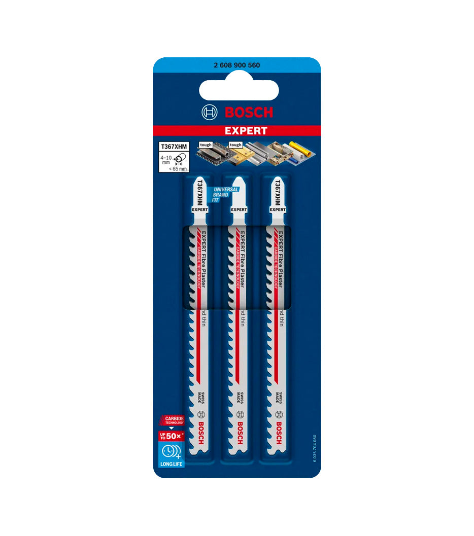 Bosch Expert Multi Material Jigsaw Blade 132mm T 367 XHM 3-pack