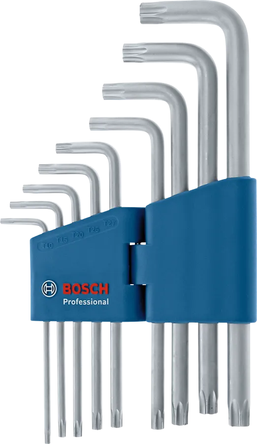 Set van 9 Bosch Pro Torx-inbussleutels