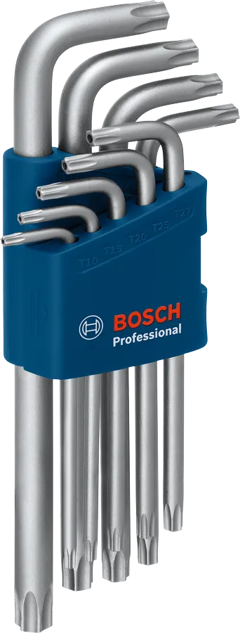 Set van 9 Bosch Pro Torx-inbussleutels