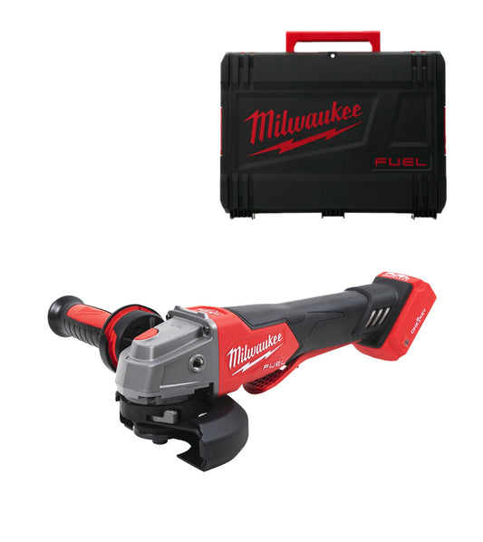 M18 125mm Fuel ONE-KEY haakse slijper met Milwaukee M18 koffer ONEFSAG125XPDB-0X