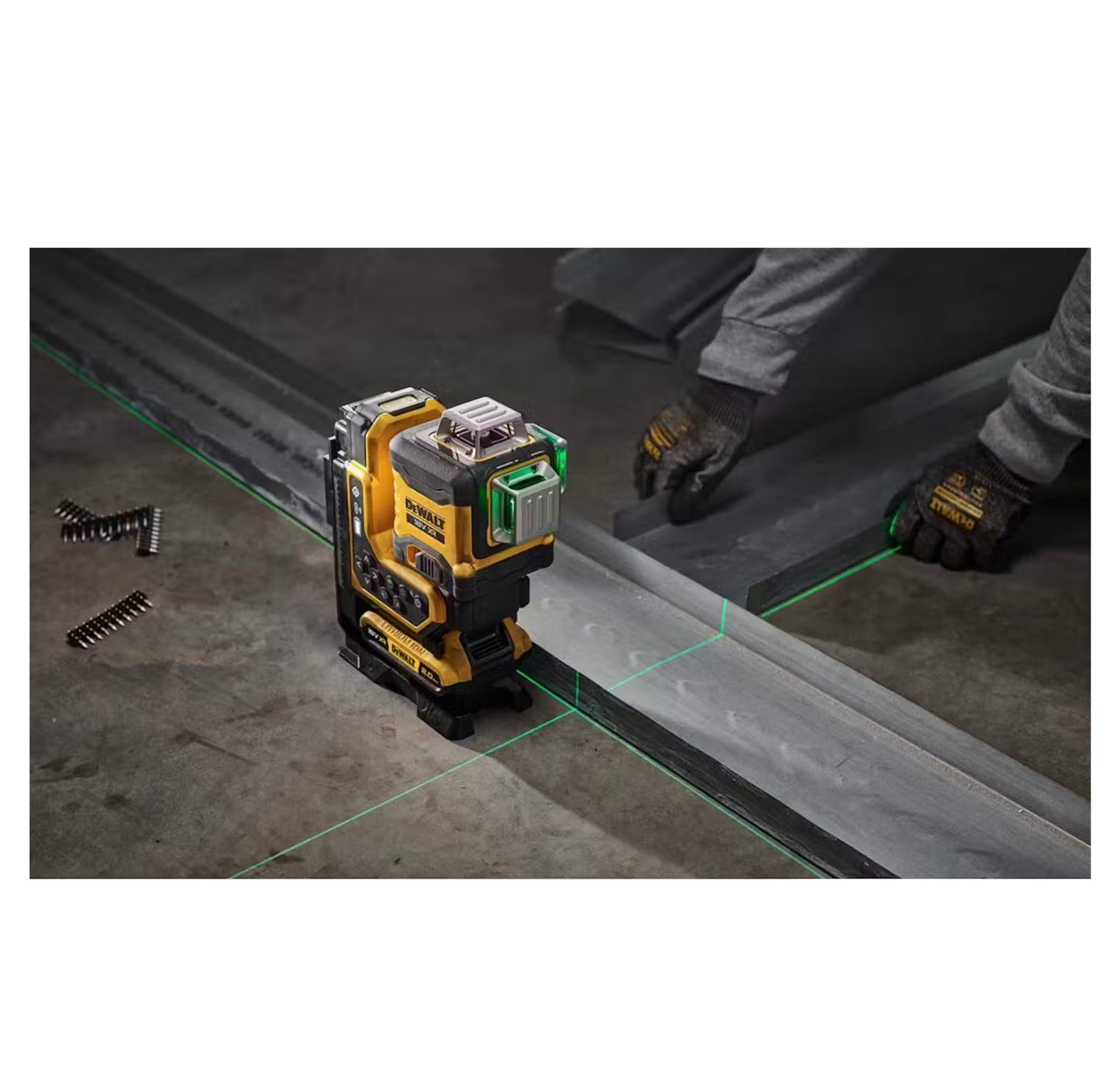 Zelfnivellerende groene laser met afstandsbediening, 3 lijnen, 360º, XR 18V Dewalt DCLE34035B